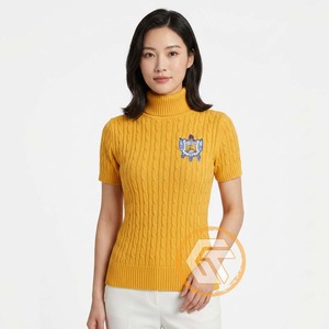 เสื้อกั๊กอะคริลิคปักลาย Sigma Gamma Rho แบบสั่งทำพิเศษ ติดกระดุมด้านหน้า สำหรับฤดูหนาว คุณภาพสูง คอวี สำหรับผู้หญิง - Product Image 3