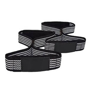 Sangles de musculation en coton personnalisables avec logo et design – Réglables, antidérapantes et légères pour l'entraînement en salle et la force athlétique - Product Image 1