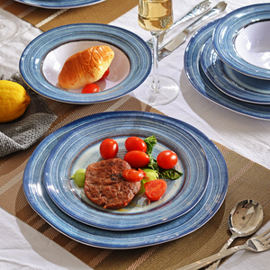 Juego de Vajilla de Vidrio de Primera Calidad con Elegantes Detalles Dorados, Platos para Servir con Estilo, Tazones Decorativos, Tazas de Té de Lujo - Product Image 6