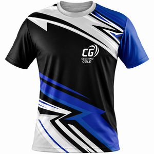 T-shirt tricoté 2026 à impression par transfert thermique, Spandex/Polyester, haute qualité, coupe ajustée, manches courtes, design personnalisé imprimé sur le devant pour - Product Image 1