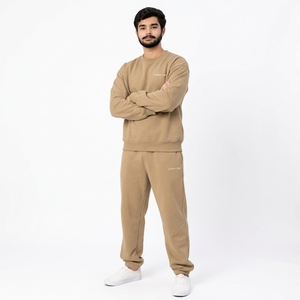 Ensembles de survêtements en molleton à marque privée avec empiècements en tissu assortis pour les marques de mode indépendantes - Product Image 5