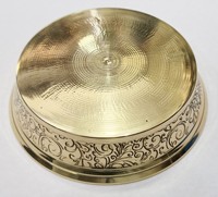 Ensemble de bols en laiton de haute qualité 250 ml, bols de service à imprimé doré pour la maison, les restaurants, cadeau de Diwali, design traditionnel
