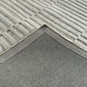 Alfombra de Lana Hecha a Mano con Textura Abstracta en Relieve, Pelo Suave y Afelpado, Ecológica, Apta para Mascotas, Diseño Moderno para Sala de Estar - Product Image 5