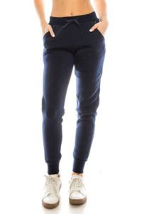 Pantalons de jogging personnalisés avec logo pour hommes et femmes, mélange de coton, coupe slim, streetwear, fitness, entraînement, avec revers côtelés. - Product Image 3