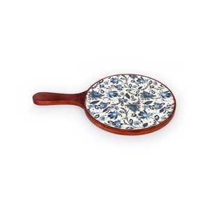 Bandeja de Madera Esmaltada para Servir, Vajilla Artesanal Hecha a Mano, Diseño Personalizado, Fabricante - Product Image 4