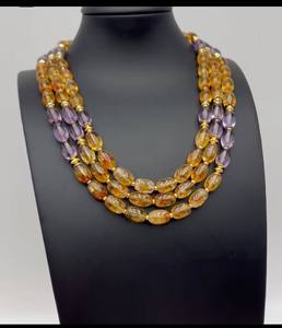 Elegante Collar Chapado en Oro de 16 Pulgadas con Múltiples Formas, Collar de Plata de Ley 925 Hecho a Mano por Diseñadores, Joyería al por Mayor - Product Image 5