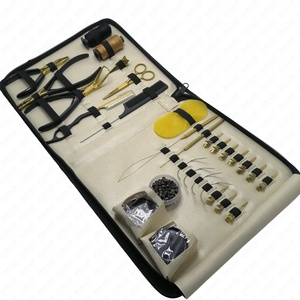 Kit d'outils pour extensions capillaires de salon de beauté : pinces, ciseaux, outils à boucle pour le retrait d'extensions, ouvre-perles pour micro-anneaux - Product Image 3