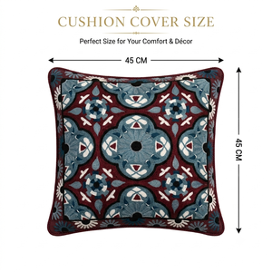 Housse de coussin en coton brodé de qualité supérieure, douce, durable et légère, pour la décoration de la maison et des espaces de vie, vente en gros Inde - Product Image 5