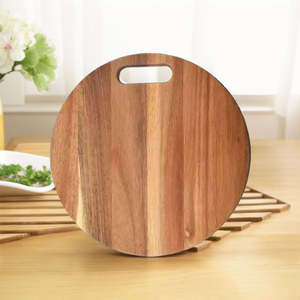 Planche à découper en bois massif à grain fin |   Planche à découper robuste pour cuisines de chefs professionnels - Product Image 6