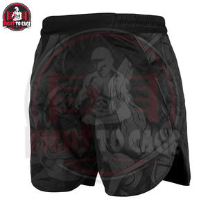 Bon Fournisseur OEM ODM Shorts de Boxe MMA Haute Performance Tissu Respirant Panneaux Extensibles Imprimés Légers Durables 100% - Product Image 3