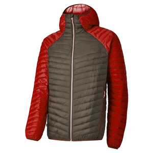 Veste matelassée pour homme avec blocs de couleur personnalisés, manteau de ski d'hiver, à capuche, imperméable, respirant, fermeture éclair réversible - Product Image 5