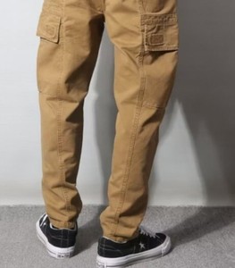 Pantalon Cargo Décontracté Homme Marque Tendance Printemps Automne Nouveau Style Vintage Rétro Coton Résistant Léger - Product Image 5