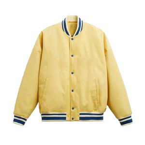 Veste Homme 2025 Hommes Varsity Jacket Canvas Hiver Respirant Prix Raisonnable Logo Personnalisé Haute Qualité Confortable Dernière Mode - Product Image 1