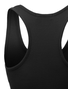 Camiseta sin Mangas para Mujer, Elegante y Cómoda, para Gimnasio, Uso Diario, Tejido Transpirable, Corte Moderno, Diseño Básico para el Día a Día - Product Image 3