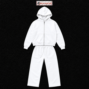 Conjunto Deportivo Personalizado para Hombre, Chaqueta con Cremallera y Pantalones Jogger, Ropa Deportiva Informal de Felpa Lisa, Venta al Por Mayor - Product Image 5