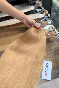 Extensiones de Cabello Vietnamita Natural 100% de Alta Calidad, Precio de Fábrica, de 40cm a 100cm, Super Double Drawn - Product Image 4