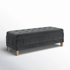 Customizable 4-Seater Fabric Ottoman <b>Sofa</b> for Living Room Wood Design Leg for Apartment or Park Use Made in India - Product Image 4