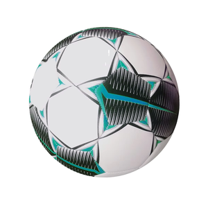 Ballon de football professionnel durable de haute qualité, écologique, léger, imprimé sur mesure, en PVC et PU, pour l'extérieur, unisexe, adultes - Product Image 1