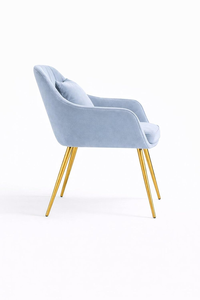 Fauteuil à bascule contemporain avec siège rembourré doux et coussin décoratif pour salon, chambre et usage extérieur - Product Image 4