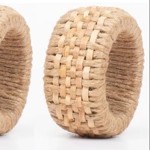 ห่วงใส่ผ้าเช็ดปากหวายสานดีไซน์ทันสมัย - Product Image 1