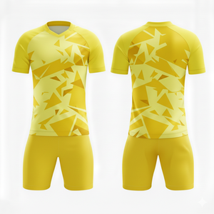 Conjunto de Uniforme de Fútbol Sublimado con Logotipo Personalizado, Uniformes de Entrenamiento de Secado Rápido, Equipación de Club, Estilo Retro, Corte 100% Automatizado - Product Image 1