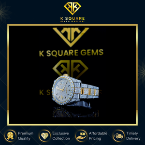 Montre de luxe automatique à quartz, exportée d'Inde, résistante à l'eau, en acier inoxydable, avec cadran en verre saphir, résistance à l'eau de 3 mètres, bracelet inclus. - Product Image 4