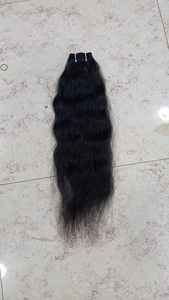 Cheveux humains vierges bruts 100% de qualité supérieure, provenant directement de l'usine indienne, 105 g, lisses/bouclés/ondulés naturels - Product Image 4