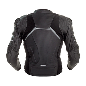 High Quality Men Biker Leather Jacket Abrasion Resistant Protective Motorbike Gear Wholesale Supplier Custom Branding Available - Product Image 2