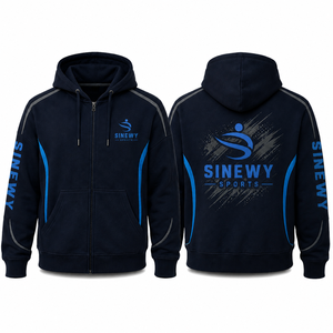 Sublimation Hoodies Bulk Wholesale Cropped Zip-up Hoodie 500 Gsm Boxy Heavy Cotton Oversized Hoodie <b>For</b> <b>Men</b> - Product Image 1