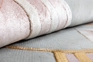 Tapis de style persan haut de gamme en laine et soie, fait main, à poils bouclés, design écologique pour la maison et l'hôtellerie - Product Image 3