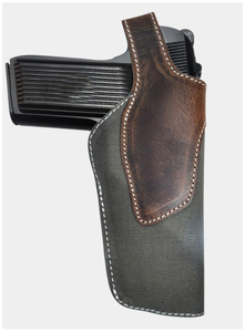 Tactical Leather <b>Gun</b> Holster Universal Fit Quick Release Design Durable Construction for Outdoor Use - Product Image 3