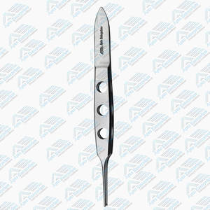 Pinzas de Oftalmología 1X2 de Acero Inoxidable para Aplicación de Apósitos, Premium, 8.5 cm, Estándar Hippie Eye Forceps Bishop Harman - Product Image 6