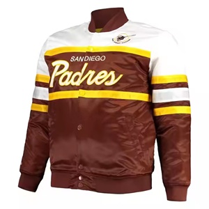 Veste universitaire décontractée pour homme de haute qualité, fabriquée directement par les fabricants, design personnalisable, motif lettres, coupe-vent pour la saison hivernale - Product Image 2