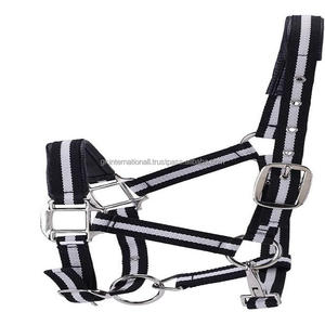 Correa de nailon Premium, cabestro de nailon duradero de dos tonos con forro negro cosido y accesorios de níquel ajustables sólidos - Product Image 6