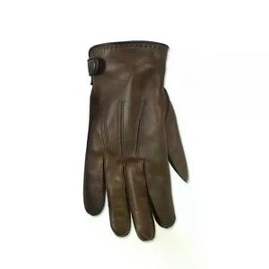 Gants d'hiver en cuir durables avec isolation thermique pour le travail en extérieur, la conduite et la protection contre le froid - Product Image 3