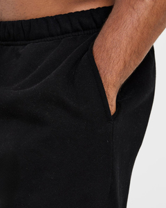 Pantalon de survêtement tricoté décontracté pour homme, taille élastique, noir, respirant, avec logo personnalisé, prix de gros, tendance du moment - Product Image 5