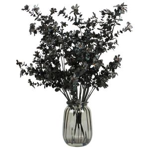 Elegante Florero de Metal Negro para Mesa, Recipiente Decorativo de Boca Ancha - Product Image 5