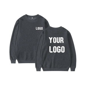Drop Shoulder Oversized Casual Men's Pullover Sweater Sweatshirts Sustainable Organic Cotton Boxy Sweatshirt Private <b>Label</b> - Product Image 6