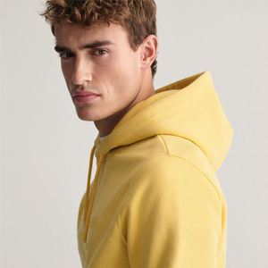 เสื้อฮู้ดดี้ผู้ชายแบบวินเทจผ้าฝ้ายฟลีซลำลอง สั่งผลิตได้ตามต้องการ ขายส่งจากโรงงานผลิตเสื้อผ้า - Product Image 4