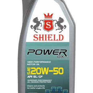 SHIELD SAE 20W50 API SL/CF ACEITE DE MOTOR 4 T JASO MA2 ACEITE DE MOTO - Product Image 1