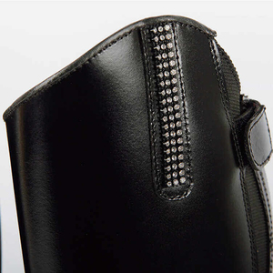 Bottes d'équitation longues à fermeture éclair pour homme, bottes de polo en cuir marron à lacets, bottes hautes jusqu'au genou pour l'équitation - Product Image 5