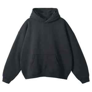 Sudadera con Capucha para Hombre, Ecológica, Transpirable, de Manga Larga, Tejido de Poliéster y Rayón, Corte Regular, Color Sólido - Product Image 4