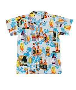 Chemises hawaïennes en coton durable, nouveau Style, bouteilles de bière imprimées, chemises hawaïennes/chemises hawaïennes pour adultes et adolescents - Product Image 1