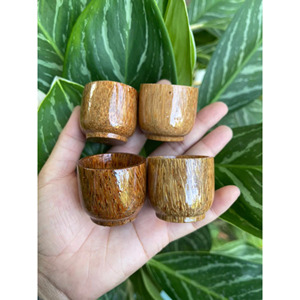 Juego de teteras de coco hecho a mano con cáscara de coco y madera para servir té, decoración del hogar, regalo, proveedor de Vietnam - Product Image 5