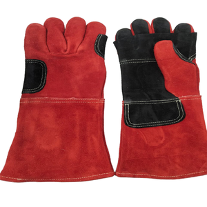 <b>safety</b> Gloves work wear cut resistant cow leather gloves - Product Image 1