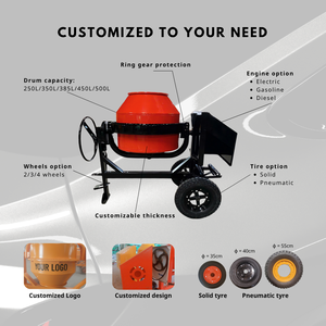 Mezcladora de Concreto de Alta Calidad PHU LONG GLOBAL, Mini Bomba de Motor Diésel para Construcción de Viviendas, 10M/H, 2 Años de Garantía, Envío Inmediato - Product Image 4