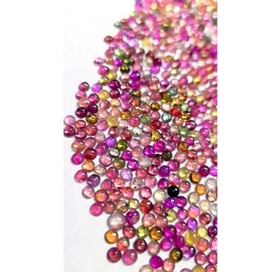 พลอยทัวร์มาลีนธรรมชาติ 1020 เม็ด ขนาด 3.5 มม. 4 มม. รูปทรงกลมแบบคาโบชอง น้ำหนักรวม 225 กะรัต ขายส่ง Iroc คุณภาพสูง ราคา 135 ดอลลาร์สหรัฐ ต่อชุด - Product Image 3