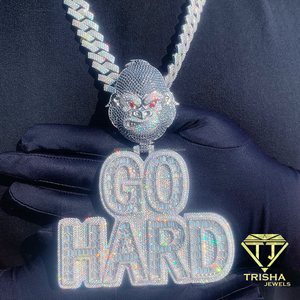 Luxury Money Pendant Necklace Iced Out Rhinestone Pave Hip Hop Jewelry Custom Bling Statement <b>Chain</b> For <b>Men</b> - Product Image 5