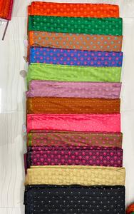 Womens Banarasi Semi Georgette Floren Brocade Honey Lace Luxury <b>Bridal</b> Traditional Designer Ethnic Saree - Product Image 2