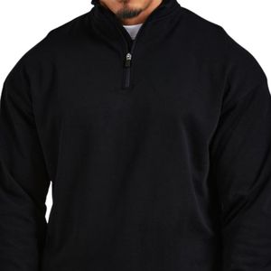 <b>Men</b> Rebound <b>Zip</b> Pullover Casual <b>Half</b> <b>Zip</b> <b>Sweatshirt</b> Long Sleeve Lightweight Sports Top Comfortable Outdoor Fitness Apparel - Product Image 3